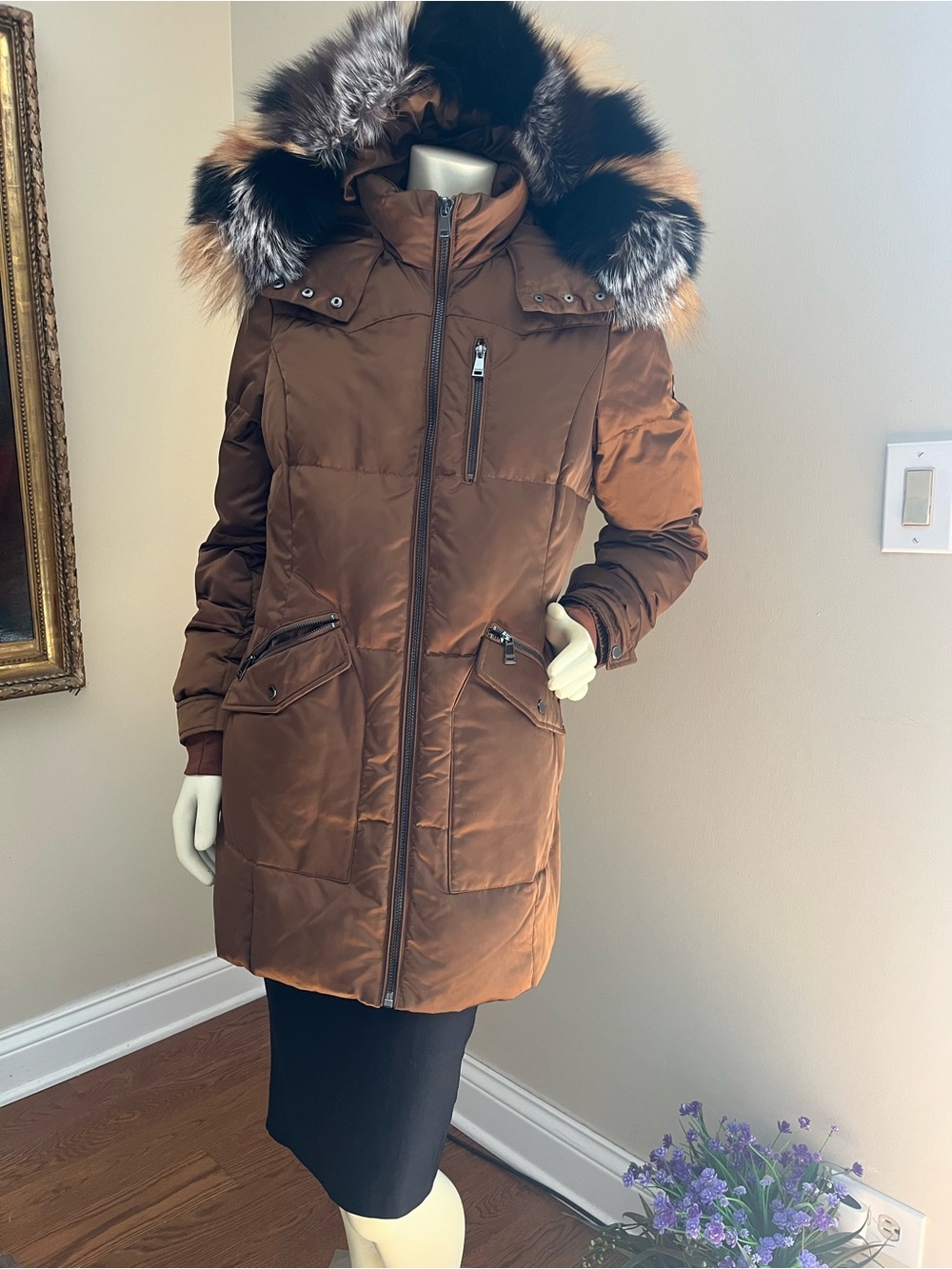 1 MADISON Luxe Outerwear with a beautiful Fox Fur
